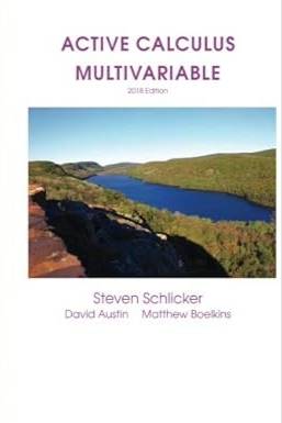 Active Calculus Multivariable 2018